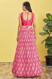 Picture of SmashingPink Colored Designer Lehenga Choli