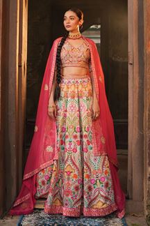 Picture of Breathtaking Off-White Colored Designer Lehenga Choli