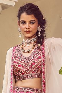 Picture of Royal Pink Colored Designer Lehenga Choli