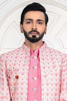 Picture of RoyalHot Pink Colored Men’s Designer Sherwani