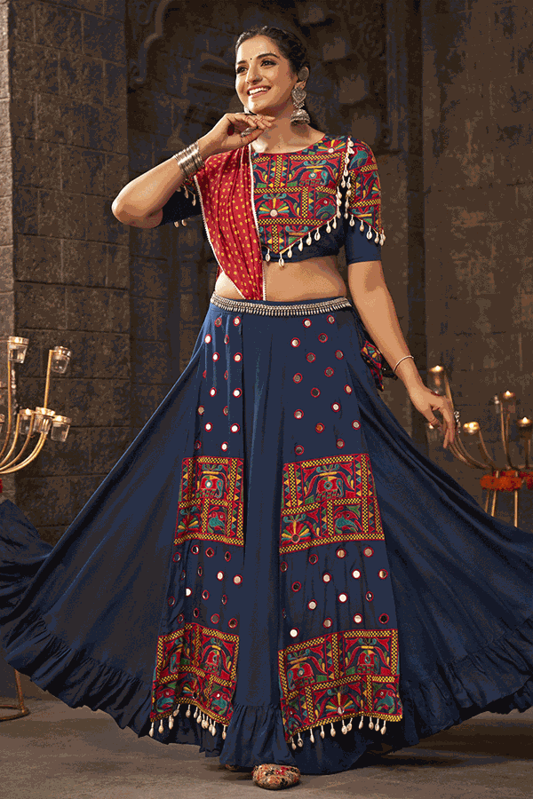 Picture of Gorgeous Blue Colored Designer Lehenga Choli