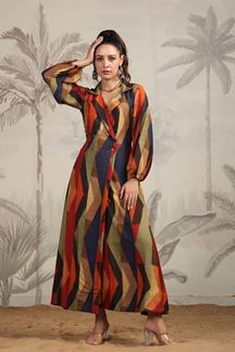 Picture of Exuberant Multi Colored Designer Dress