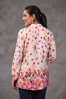 Picture of Beautiful Cream Colored Designer Short Top