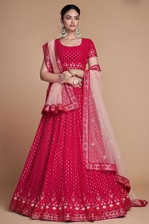 Picture of Creative Pink Colored Designer Lehenga Choli