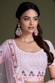 Picture of Fascinating Pink Colored Designer Lehenga Choli