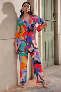 Picture of Smashing Lavender Colored Designer Suit