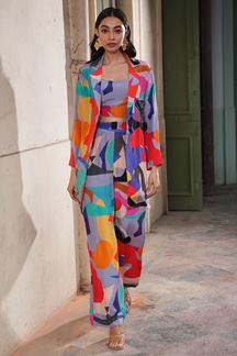 Picture of Smashing Lavender Colored Designer Suit