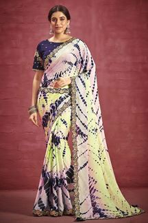 Picture of StunningMulti Colored Designer Saree