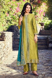Picture of Flawless Yellow Colored Designer Suit
