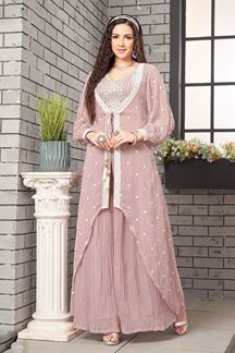 Picture of Stunning Pink Colored Designer Suit