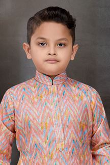 Picture of Marvelous Multi Colored Designer Kid’s Kurta Pajama Set
