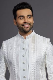 Picture of Amazing Off-White Colored Designer Readymade Sherwani
