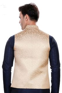 Picture of Elegant Rose gold Colored Designer Readymade Nehru style Jackets