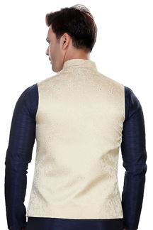 Picture of Dashing Ivory Colored Designer Readymade Nehru style Jackets