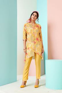 Picture of Splendid Yellow Colored Designer Co-ord Sets