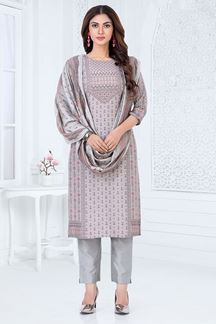 Picture of Aesthetic Dusty Colored Designer Salwar Suit