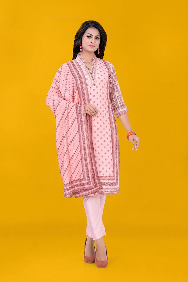 Picture of Pretty Pink Colored Designer Salwar Suit