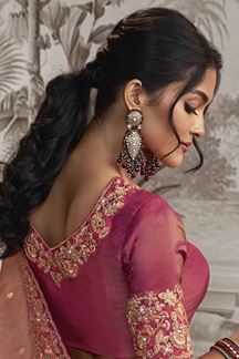 Picture of Glamorous Multi Colored Designer Saree for Wedding