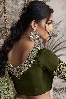Picture of Delightful Multi Colored Designer Saree for Wedding