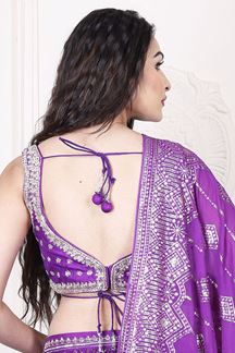 Picture of Surreal Purple Colored Designer Lehenga Choli