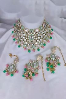 Picture of Beautiful Traditional Necklace Set for Wedding