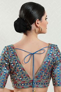 Picture of Splendid Designer Readymade Blouse for Party, Festive or Wedding