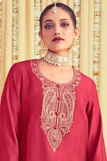 Picture of Astounding Resham Work Unstitched Suit (Unstitched suit)