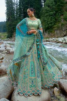 Picture of Awesome Silk Traditional Lehenga Choli for Wedding