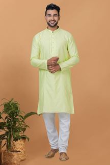 Picture of Fancy Mens Designer Kurta and Churidar Set for Festive or Engagement