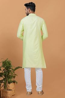 Picture of Fancy Mens Designer Kurta and Churidar Set for Festive or Engagement