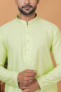 Picture of Fancy Mens Designer Kurta and Churidar Set for Festive or Engagement