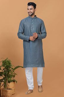 Picture of Enticing Mens Designer Kurta and Churidar Set for Festive or Engagement