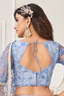 Picture of Magnificent Blue Designer Lehenga Choli for Party
