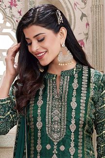 Picture of Splendid Green Designer Salwar Suit for Party and Festival