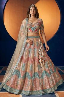 Picture of Ethnic Designer Lehenga Choli for Wedding and Reception