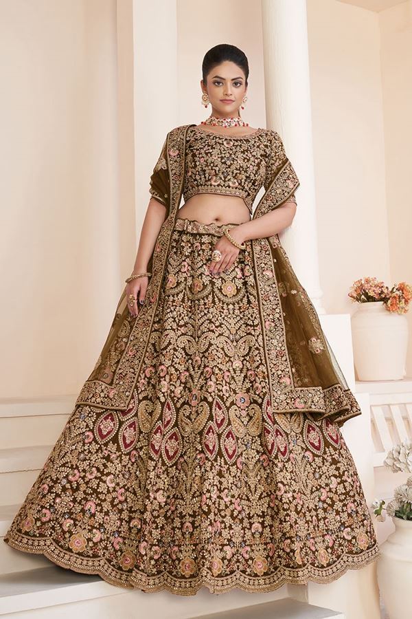 Picture of Surreal Designer Bridal Lehenga Choli for Wedding and Reception