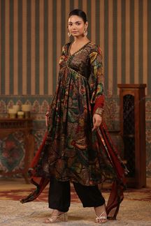 Picture of Irresistible Designer Palazzo Suit for Party and Festivals