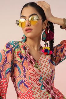 Picture of Striking Printed Designer Indo-Western Co-ord Set for Party and Casual wear