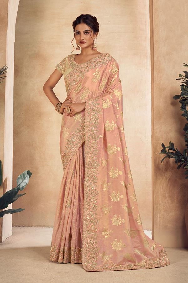 Picture of Magnificent Designer Saree for Wedding, Engagement and Reception