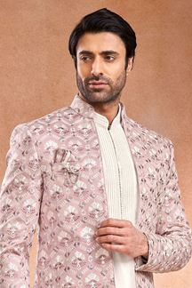 Picture of Enticing Designer Menswear 3 Piece Open Jodhpuri Set for Wedding, Engagement and Reception