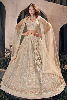 Picture of Captivating Designer Wedding Lehenga Choli for Engagement, Wedding and Reception