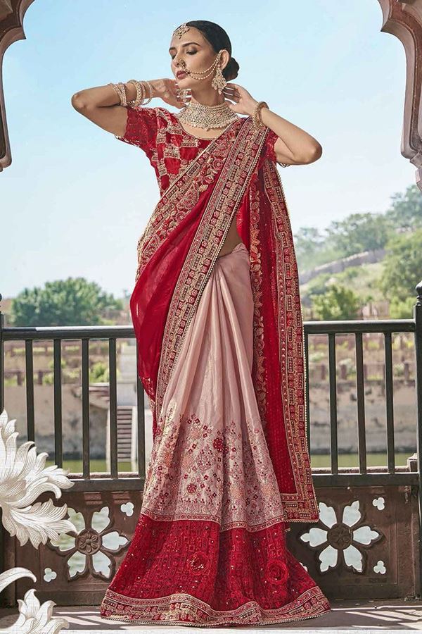 Picture of Heavenly Designer Saree for Wedding, Engagement and Reception
