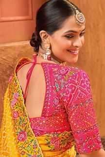 Picture of Astounding Silk Designer Saree for Wedding and Haldi