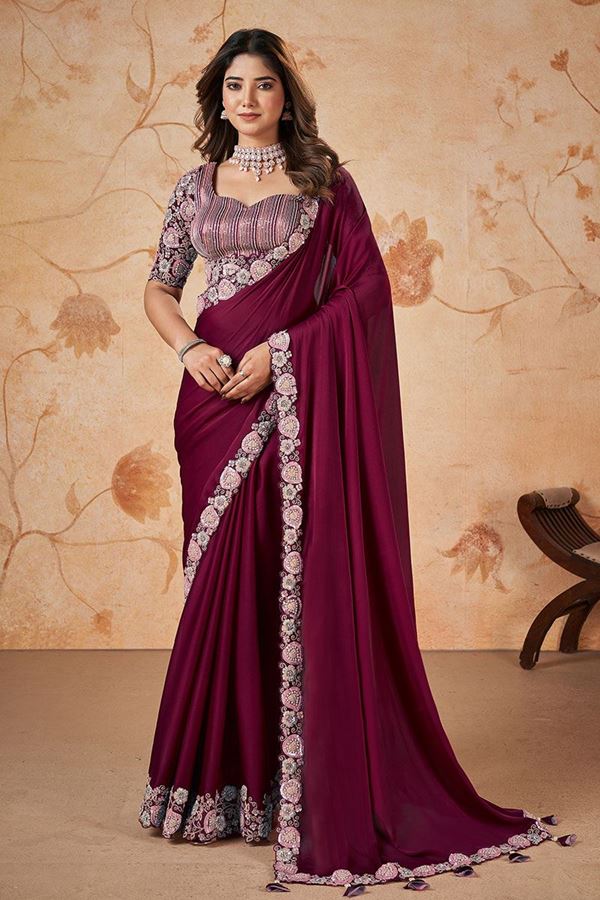 Picture of Marvelous Designer Saree for Engagement, Party, and Reception
