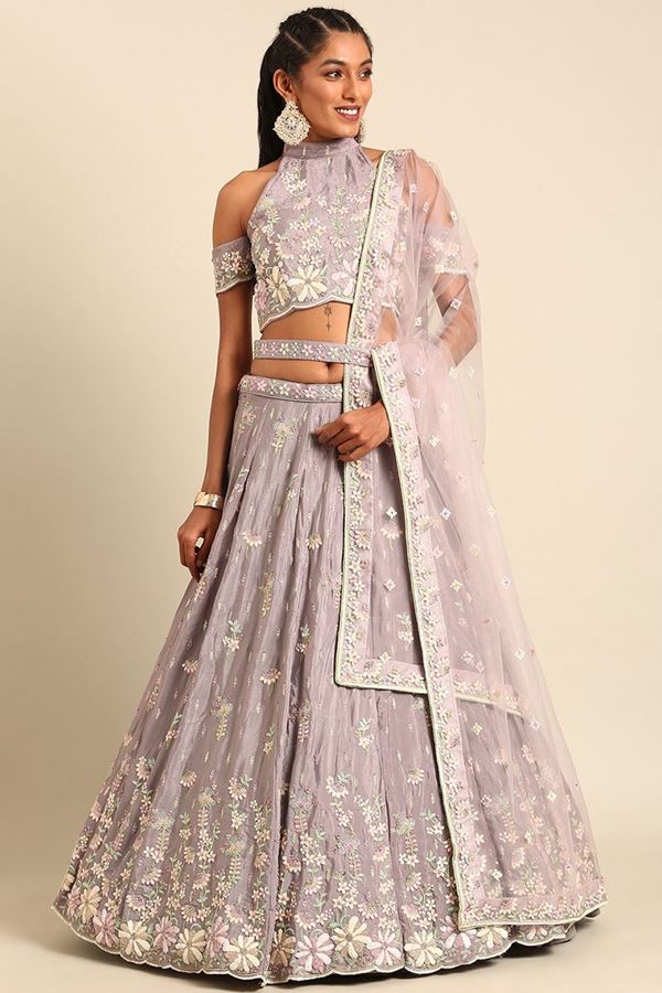 Picture of Creative Mauve Colored Designer Lehenga Choli