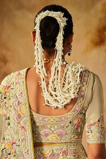 Picture of Outstanding Pure Banarasi Kanjivaram Silk Designer Saree for Wedding, Engagement, and Reception