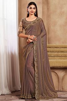 Picture of Fascinating Designer Saree for Party or Sangeet