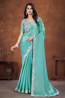 Picture of Spectacular Designer Saree for Engagement, Reception, and Party