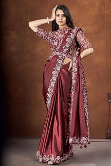 Picture of Charismatic Designer Saree for Reception, and Party