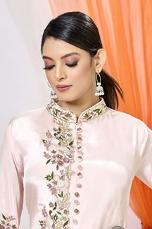 Picture of Aesthetic Pink Designer Sharara Suit for Party and Festive wear